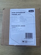 Ideal DHW Expansion Vessel Kit Part No. 205419 Logic / Vogue / Ind/ i‑Combi etc.