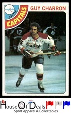 1978-79 Topps #22 Guy Charron Washington Capitals NHL Hockey Card