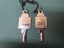 Two Amelia Earhart luggage keys 2086