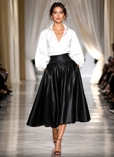 Vintage Scott McClintock Millennium 2000 Maxi Skirt Taffeta sz 10 Basque NEW