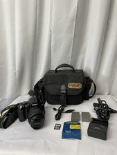 Nikon D40 6.1MP Camera 18-55mm AF-S Lens Kit 64K Shutter Case Battery Charger SD