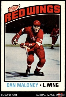 1976 O-Pee-Chee NHL #101 Dan Maloney Red Wings 7 - NM