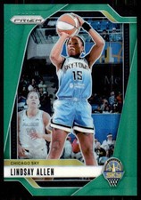 2024 Panini Prizm WNBA #107 Lindsay Allen Green Prizms