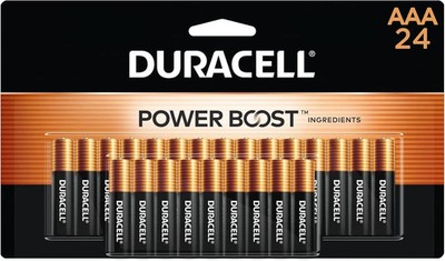 Duracell Coppertop AAA Batteries with Power Boost Ingredients,  24 Count