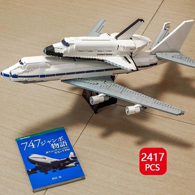 Modellbau Boeing 747 2417 Teile Flugzeug Bausteine Sammlung Boeing 747
