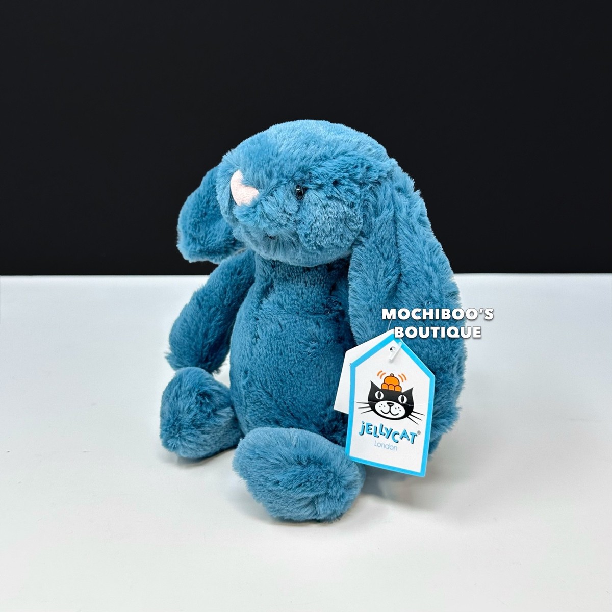 Jellycat BASHFUL MINERAL BLUE BUNNY [SMALL] Soft Plush Toy NWT