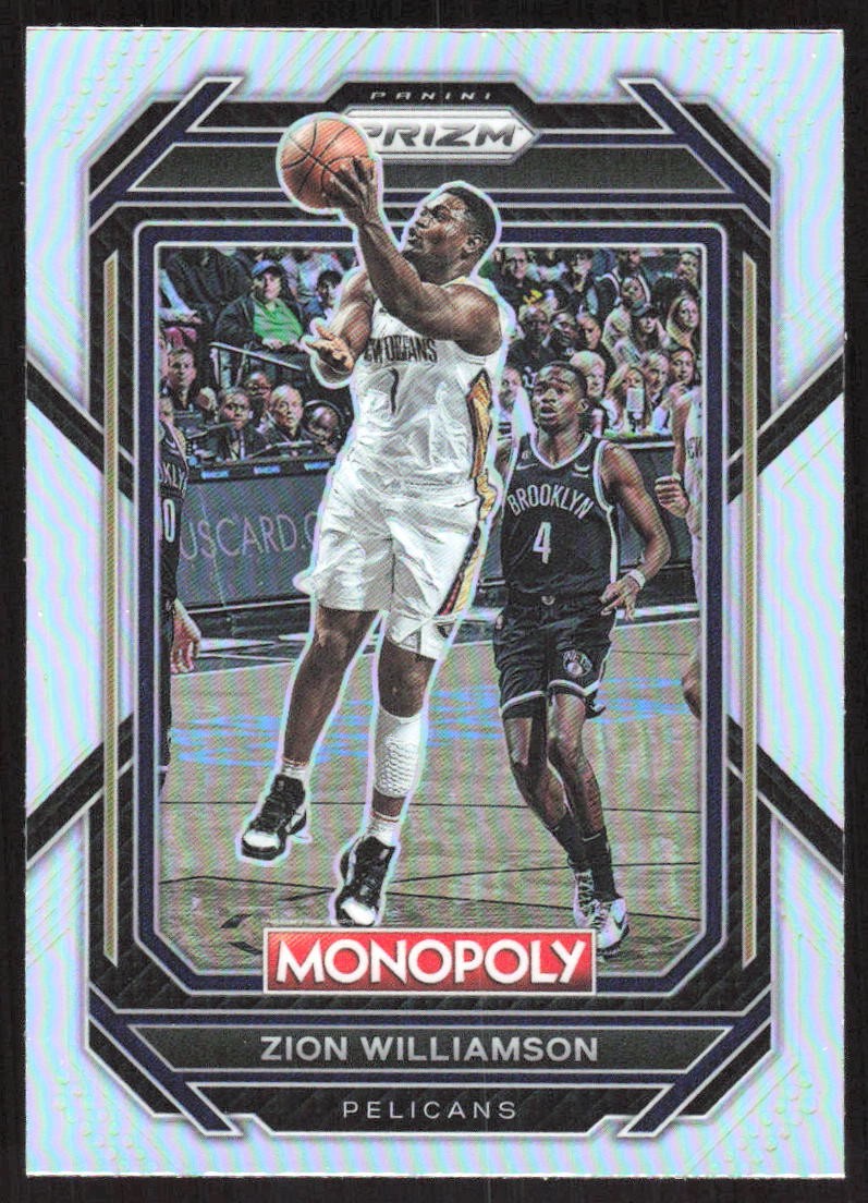9038I 2022-23 Panini Prizm Monopoly #55 Zion Williamson Silver