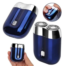 New Model Upgrade Electric Shaver, Mini Dual-Head Waterproof USB Razor for Men