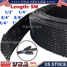 PET Expandable Braided Cable Sleeve Wire Sleeving Video Cable Automotive Wire