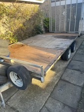 Car Transporter Trailer With Beaver tail Twin Axle Has 2 New Boards