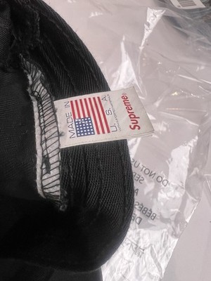 New Authentic Supreme 2026 Washed Chino Twill Camp Cap Leather