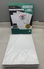 3 1/3" x 4" Address Shipping Labels Laser Ink Jet Self Adhesive 6 Per Sheet READ