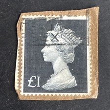 Great Britain 1972 Machin £1 Definitive - SG#831b - Used - Queen Elizabeth II