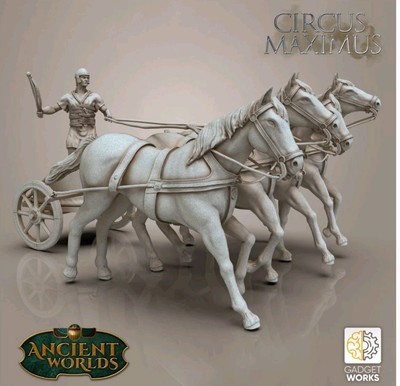 28mm Roman Racing Chariot  tabletop gaming miniatures