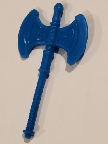 MOTU He-Man Axe Blue 1982 Taiwan Original vintage weapons lot Mattel