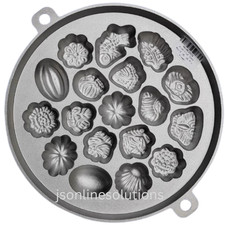 Stampo Kuih Bahulu (STAMPO DA FORNO PER TORTE IN ALLUMINIO) - 18 FORI MIX FIORE