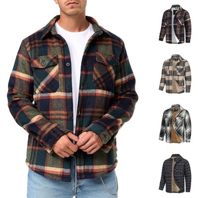 Indicode Herren Übergangsjacke Spin-Langarmhemd Hemd Langarm Gefüttert Männer