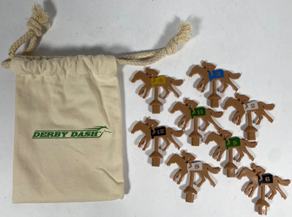 DERBY DASH TABLETOP HORSE RACE WOOD BOARD GAME GO SPORTS PREMIUM GAMES - Image 4 of 4