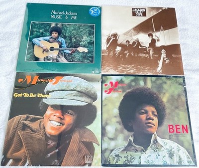 (4) SEALED LP's - Michael Jackson ''Got To Be There'',''Ben'',''Music&Me'',''Skywriter''