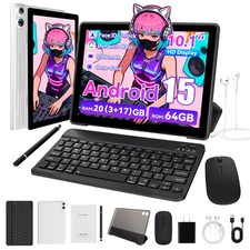 Tablet 10.1 inch Android 15IPS LCD 20(3+17)GB+64GB with Keyboard+Mouse+Stylus