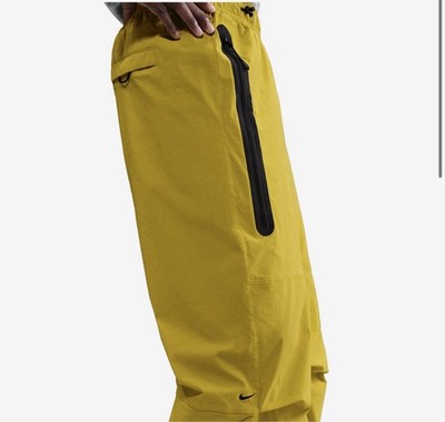 Nike Tech Pack Woven Oversized Pants Parachute Yellow Men's Size