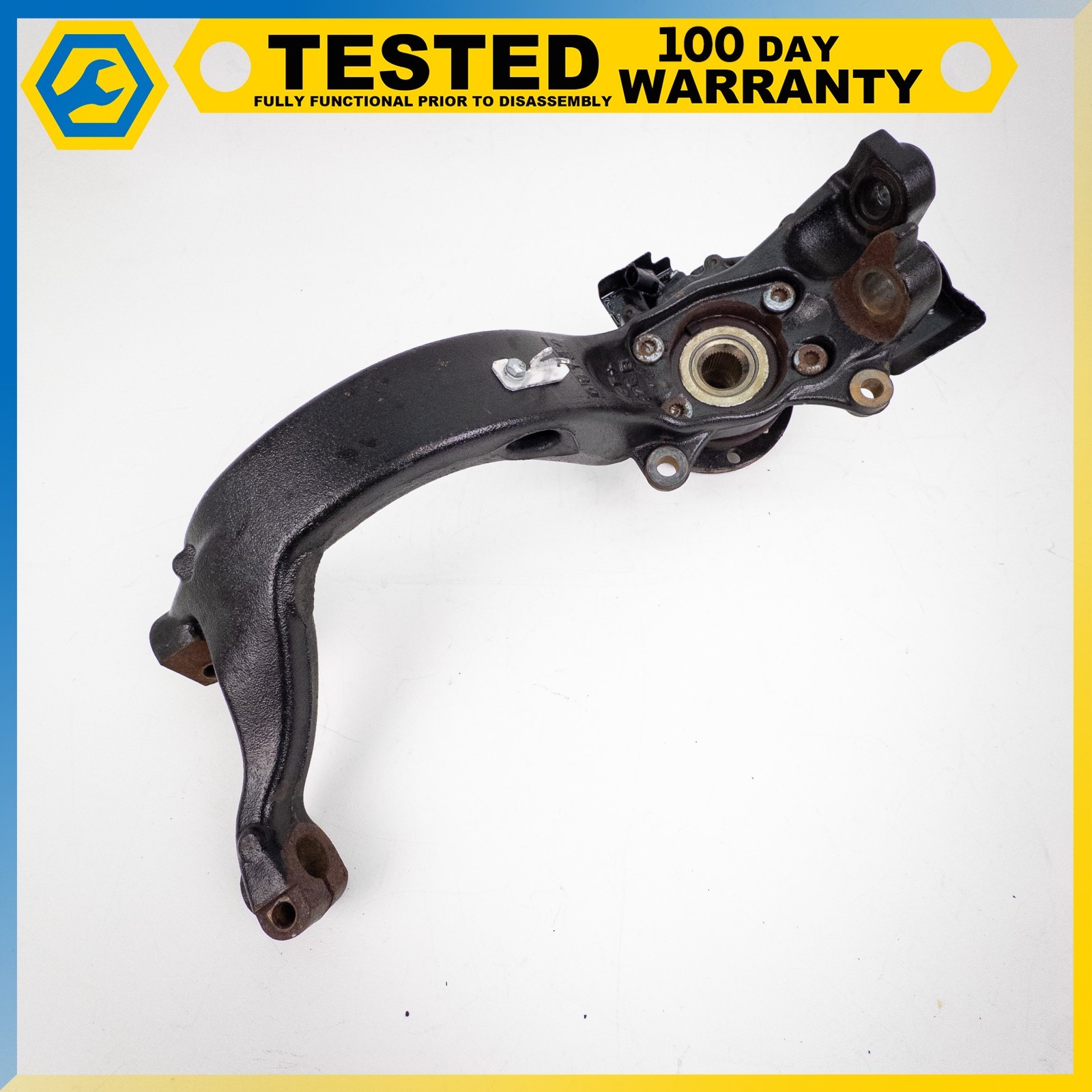 03-13 BENTLEY CONTINENTAL GT FRONT LEFT DRIVER SIDE STEERING KNUCKLE HUB OEM
