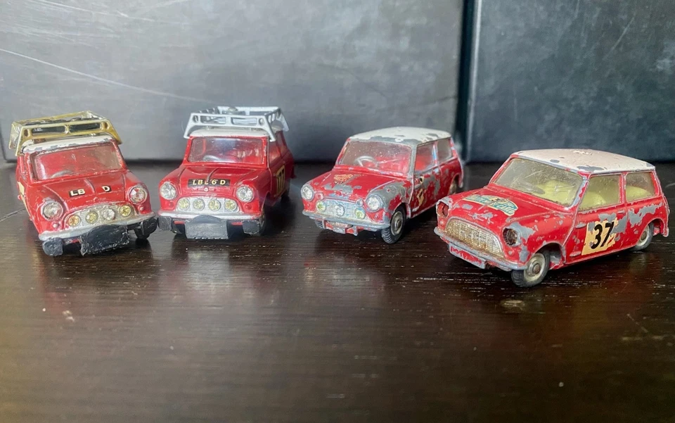 CORGI TOYS MINI COOPER RALLY 4 MODELLI RARI DA RESTAURO 1:43 - Immagine 4 di 4