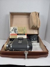 Vintage Polaroid Land Camera Model 150 w/ Accessories, Flash And Case Untested