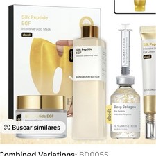 SUNGBOON EDITOR Silk Peptide Golden Glow Set Anti-Aging Collagen Face Kit
