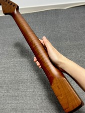 Stainless Rosewood 22Fret satin Roasting flame maple electric guitar neck 25.5in