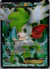 Shaymin EX - 94/99 - Ultra Rare - Next Destinies - Pokemon Card - Damaged