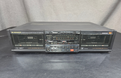 Vintage Pioneer CT-S99WR Double Stereo Cassette Deck w/DBX VIDEO