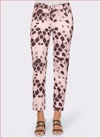 Hose Weiß 38 Rick Cardona Damen Jersey-Hose Bedruckt Ecru Uvp: 69,99€ G300