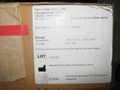 TECAN 10612345  DISPOSABLE TIPS 100uL 