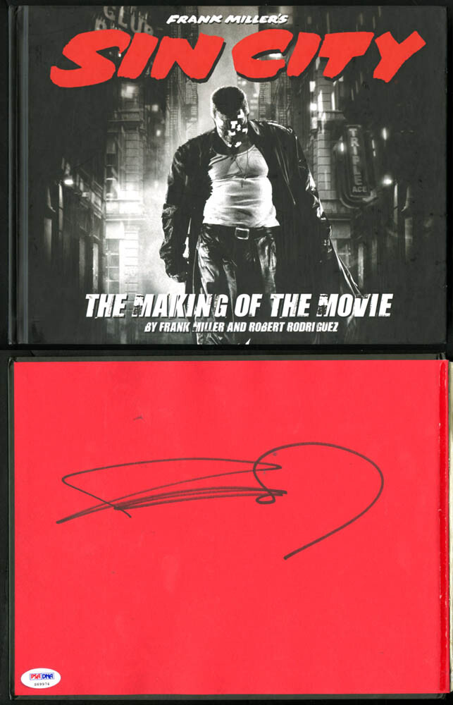 Frank Miller SIGNED Sin City Making of Movie HC 1st Ed New PSA/DNA AUTOGRAPHED