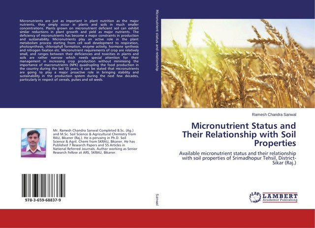 Micronutrient Status And Their Relationship With Soil Properties von ...