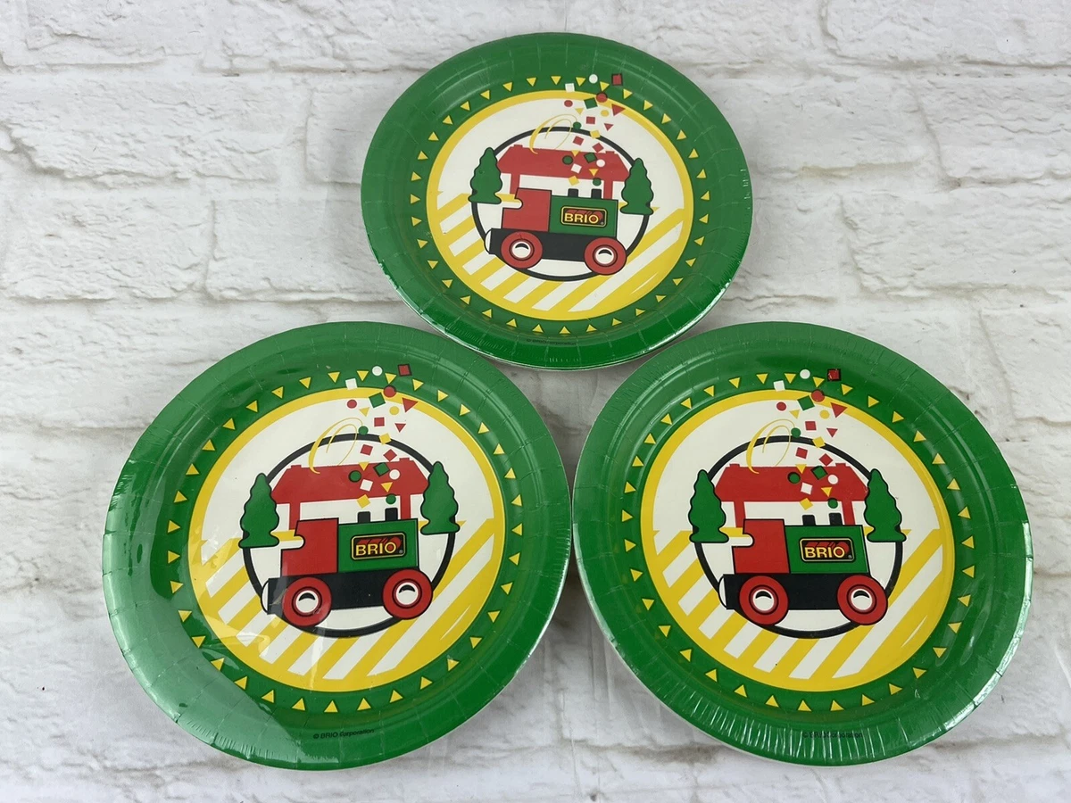Brio Train Wooden Railway Plates 24 Total 6 7 8
