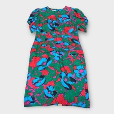 Shift Multi-Color 100% Silk Vintage Dresses for Women for sale