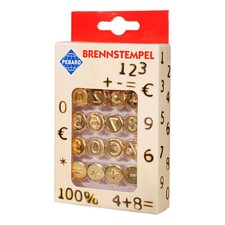PEBARO Brennstempel 1.2 cm Durchmesser 1.0 cm Höhe für Holz Leder Gravur