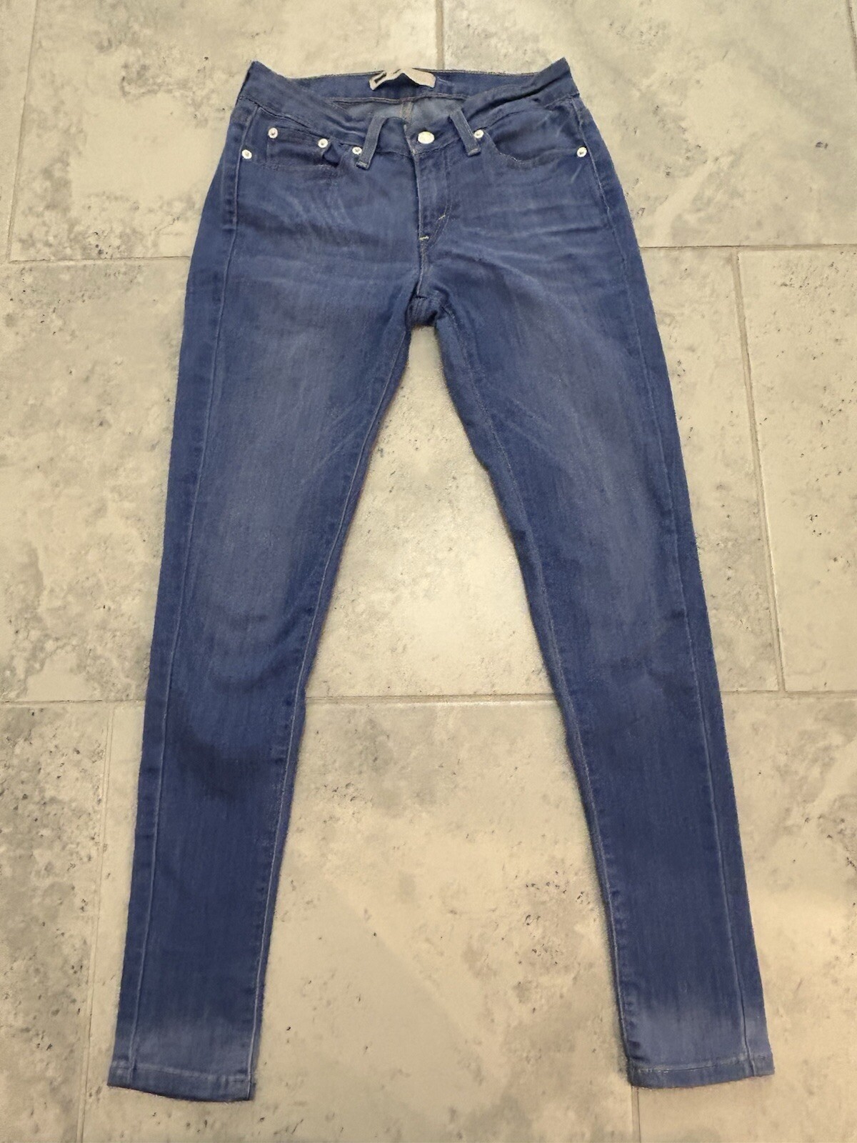 Levi's Women's Rinse Blue Denim Jean Leggings 28x30