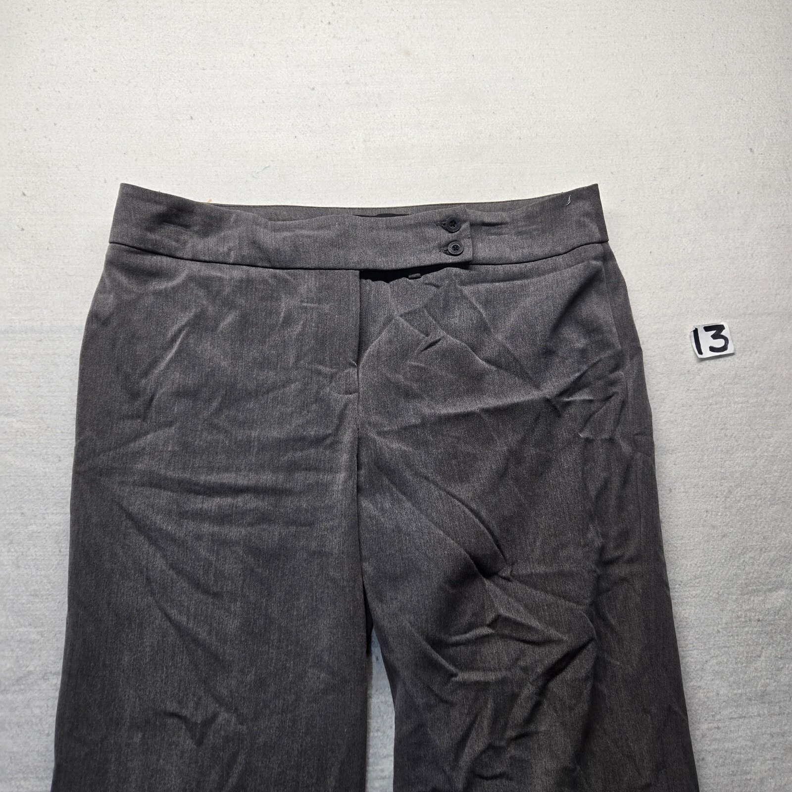 Gloria Vanderbilt Solid Gray Ponte Straight-Leg S… - image 2