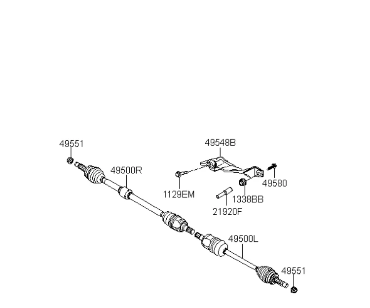 Tuerca de eje de rueda delantera para Dodge Caliber Jeep Compass Patriot Foto 3 de 3