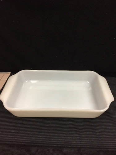 Vintage Anchor Hocking Fire King White Casserole Dish #432 1.5 Qt USA MADE 🇺🇸