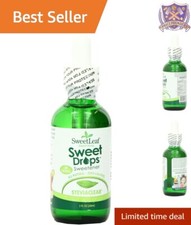 Convenient Stevia Liquid Drops - Organic, Gluten-Free Sweetener in 2 Oz Bottles