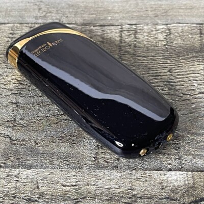 Colibri Quantum Electro Flame Lighter Black and Gold Trim Collectible