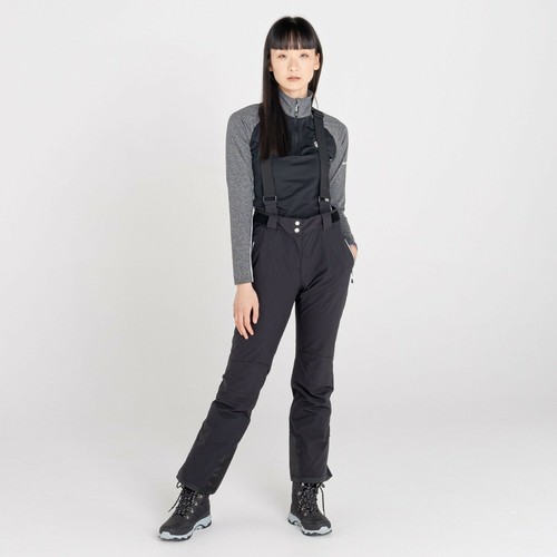 Womens DARE2B EFFUSED II / DIMINISH BLACK Ski Pants Sizes 8 20 SHORT LEG eBay