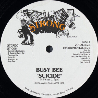 Busy Bee - Suicide / VG+ / 12''''