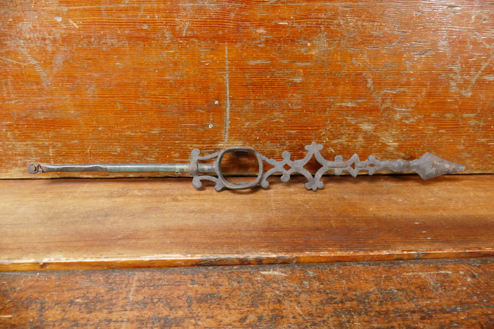 Antique Original Directional Arrow Cast Iron Weather Vane Rod Parts