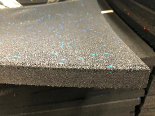 Floor Matting Fitness Tiles Rubber Blue Yellow 20 15mm Gym Rubber Flooring Tile - Picture 12 of 12