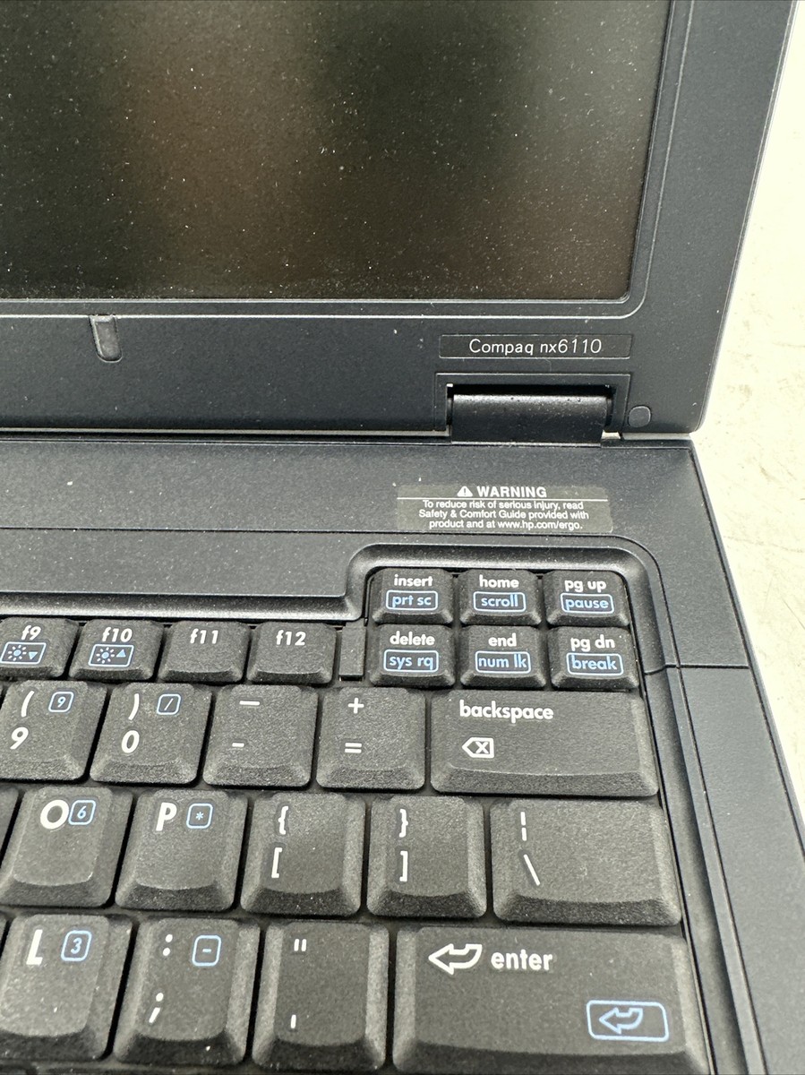 HP Compaq nx6110 15'' Notebook (Intel Celeron M 1.60GHz 512Mb Ram